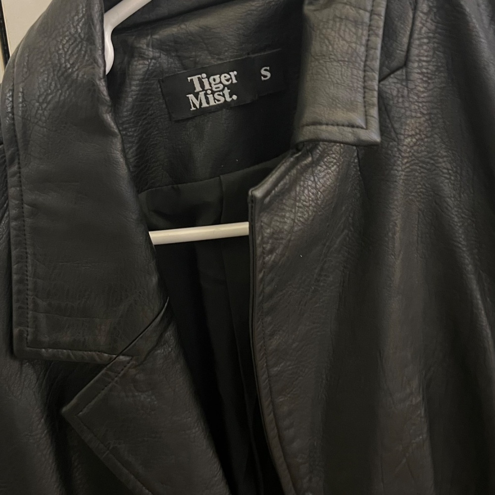 TigerMist | Leather Blazer Jacket